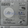 náhradná čepeľ RB 45 mm