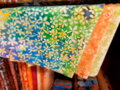 batik modra kvitnuce vetvicky