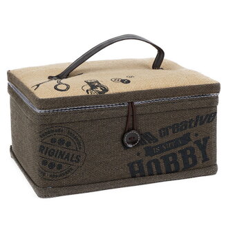 kosik na siticko  hnedy creative hobby 612125