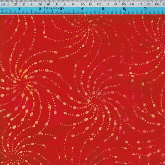 batik cervena vir bodky
