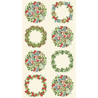 panel xmas circles 60x110cm