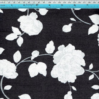 cierna kvety biela 160g/m2