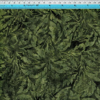 batik zelena listy