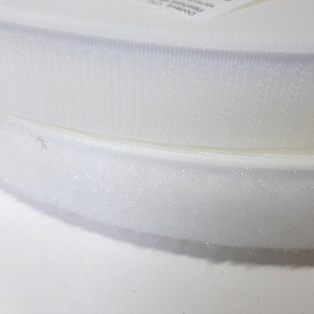 suchy zips 20mm biely /1m/