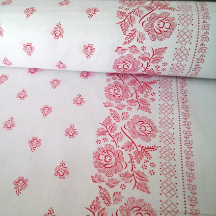 biela folk cervena ZĽAVA od 3m 2,90 eur