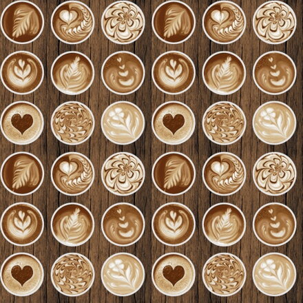 Common Grounds Coffee foam designs