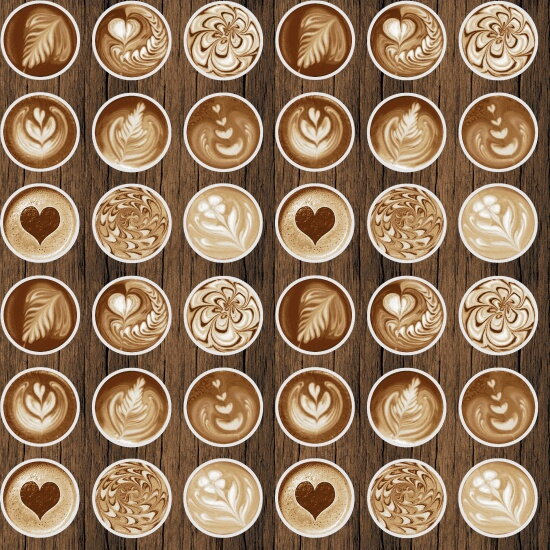 Common Grounds Coffee foam designs