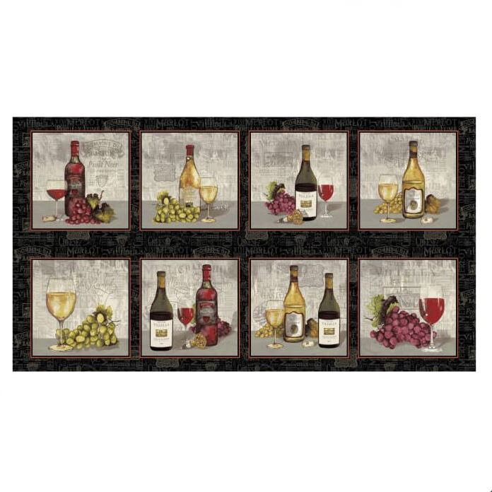 panel 60x110 cm wine night
