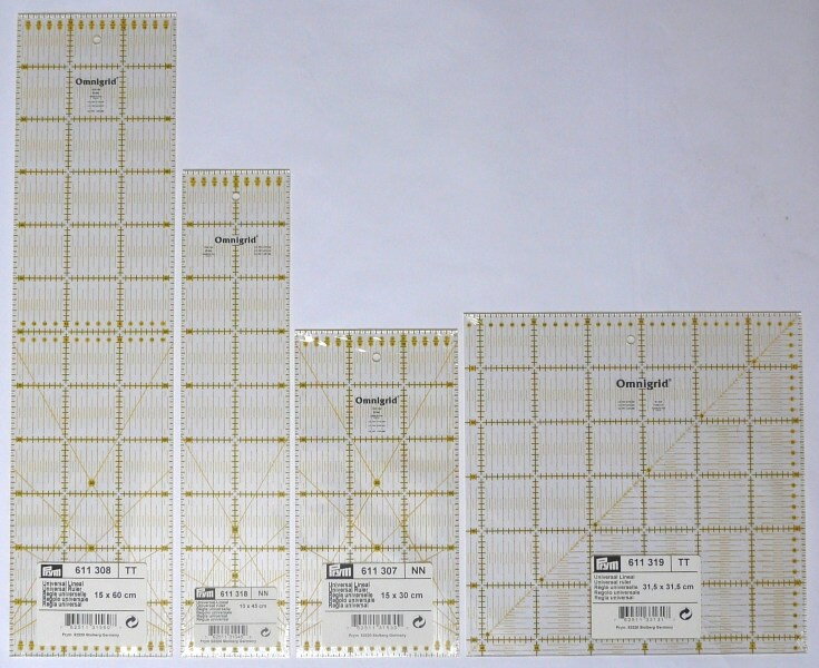 pravítko 10 x 45 cm Omnigrid na patchwork