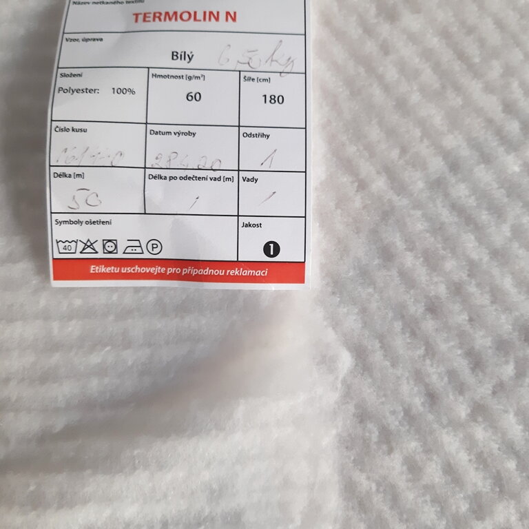 Termolin N 80 g/m2, 180x250 cm