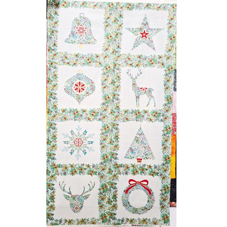 xmas panel 25 cream zlato