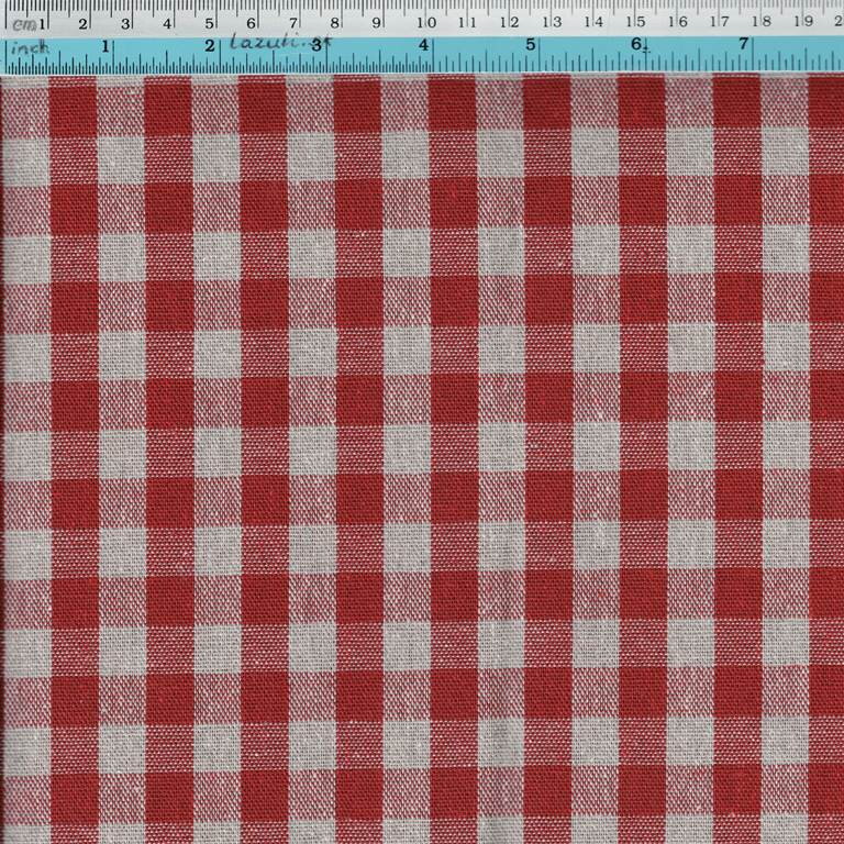 rezna cervena gingham 1 cm 200g/m2